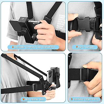 Harnais De Poitrine élastique Pour Caméra Sport - Réglable - Pour GoPro Hero 1/2/3/4