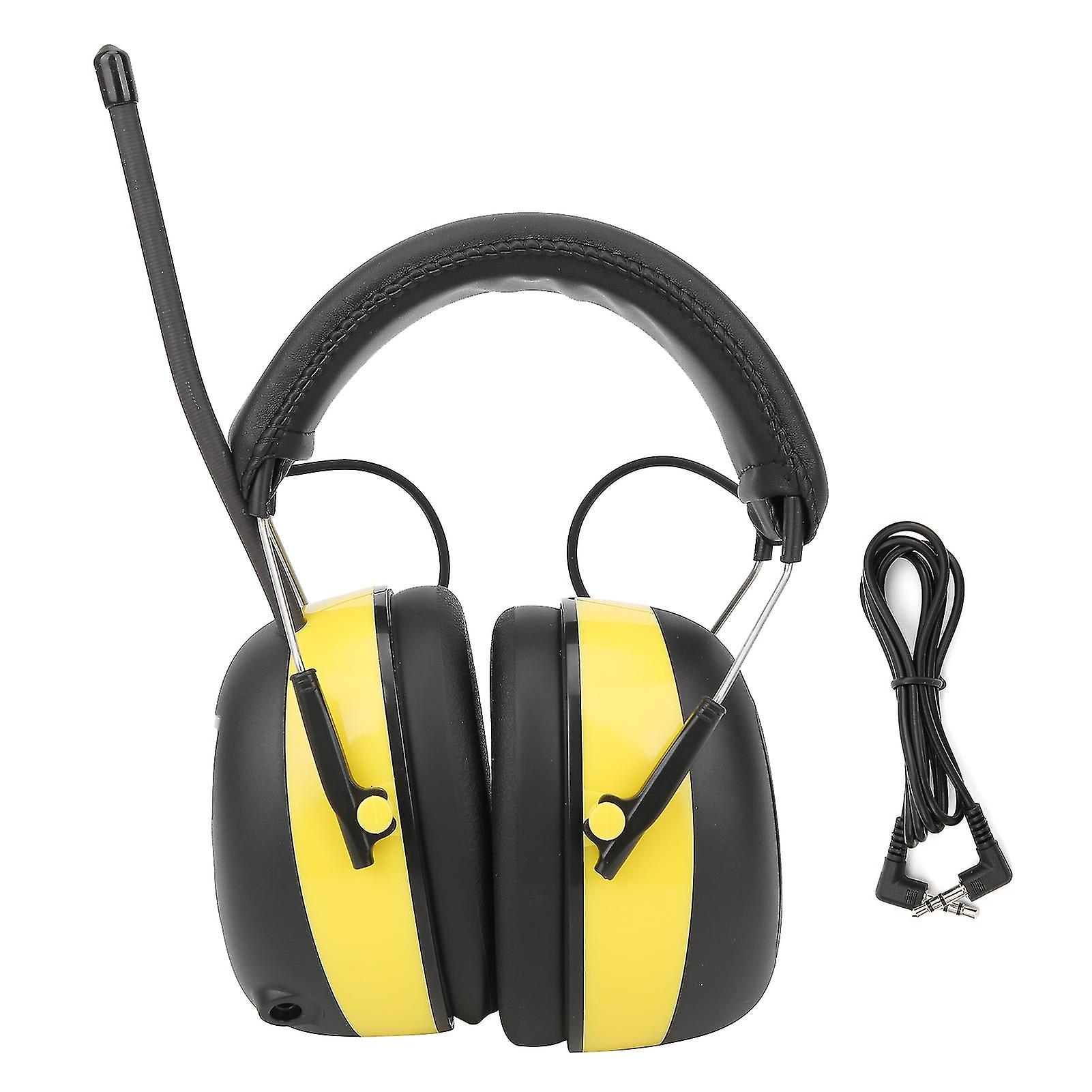 Electronic Noise Reduction Earmuff Hearing Protector Headphone Digital Am / Fm Radio Stereo