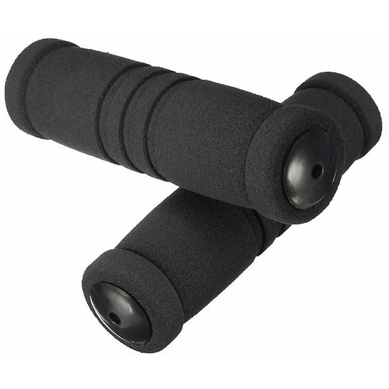 1 Pair Soft Sponge Bar Grip, Black