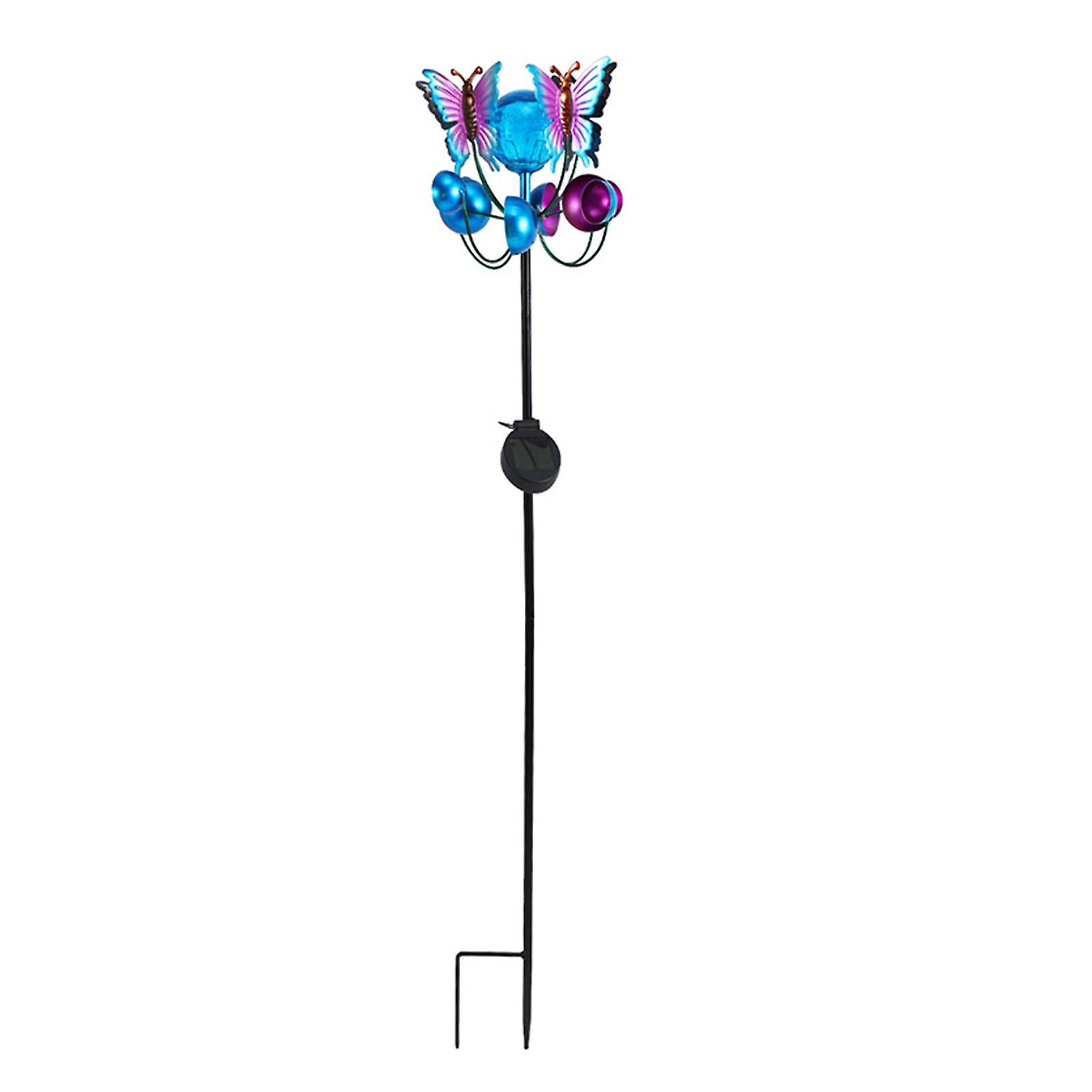 Solar Garden Light Path Lighting Landscape Lamp Decor Butterfly