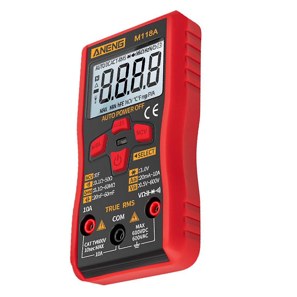 Digital Multimeter Meter Amp Ohm Voltmeter Auto Range Tester AC DC Current