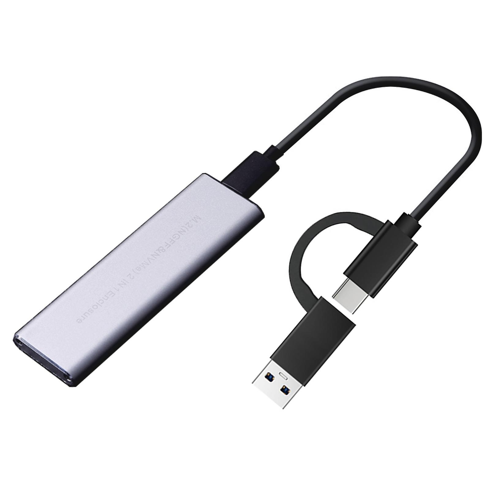 for M.2 Hard Disk Enclosure Dual Protocol USB 3.1 for M.2 External Hard Disk Dri