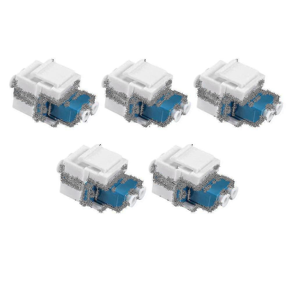 Lc Fiber Optic Adapter Lc To Lc Duplex Multimode 10gb F/f Coupler For Wall Plates, Patch Panels