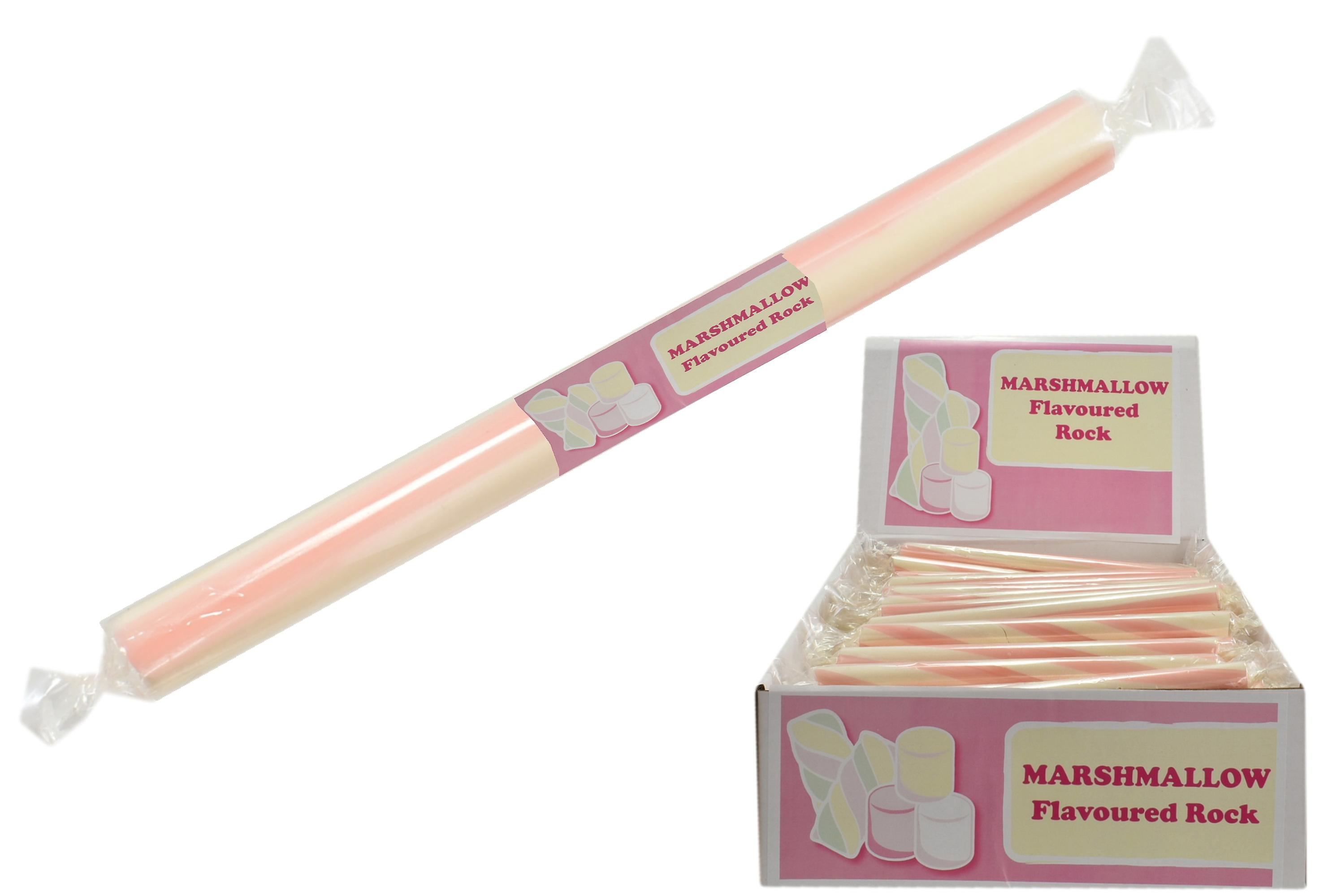 Pack de 20 palos de roca de sabor pequeño - Malvavisco