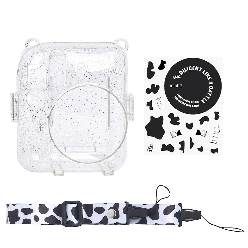 Clear Camera Covers with Sticker Strap for Mini12 Camera Crystal Covers