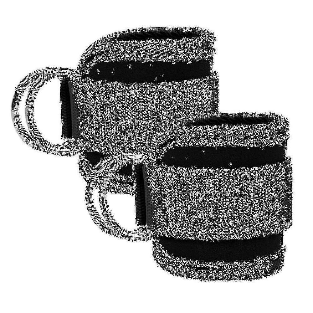 Ankle Straps (pair) For Cable Machine Kickbacks, , Lower Body Exercises - Adjustable Leg Straps