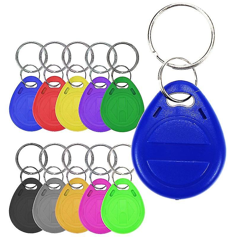 50Pcs T5577 Blank Key Tag Rfid Chip Ring Cards Tags Keytag 125 Khz Copy Rewritable Writable Duplicate