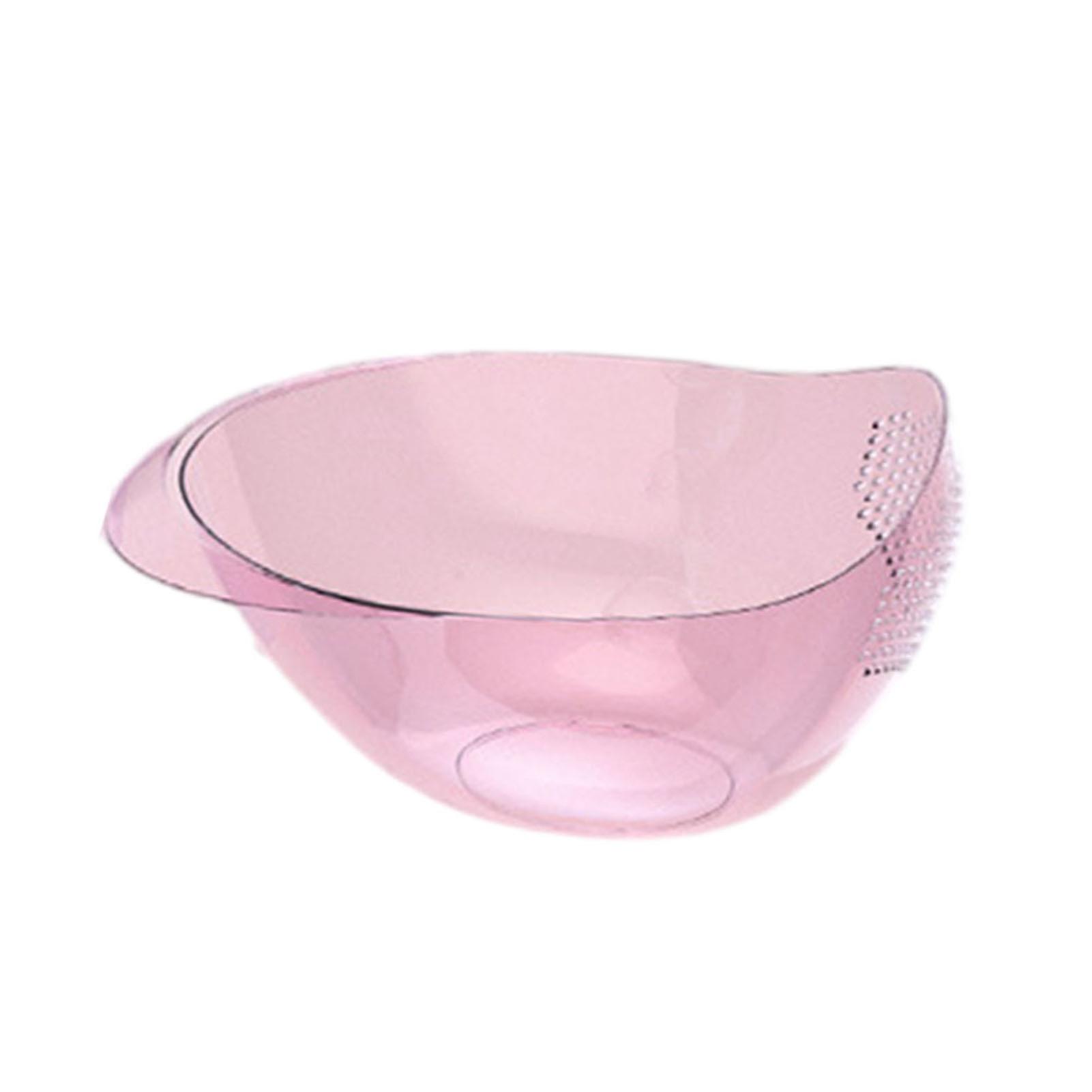 House Rice Washing Basin Thicked Portable Rice Filtration Basket for House