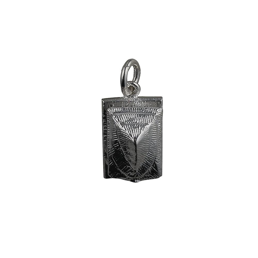 Silver 16x11mm Beach Hut Pendant
