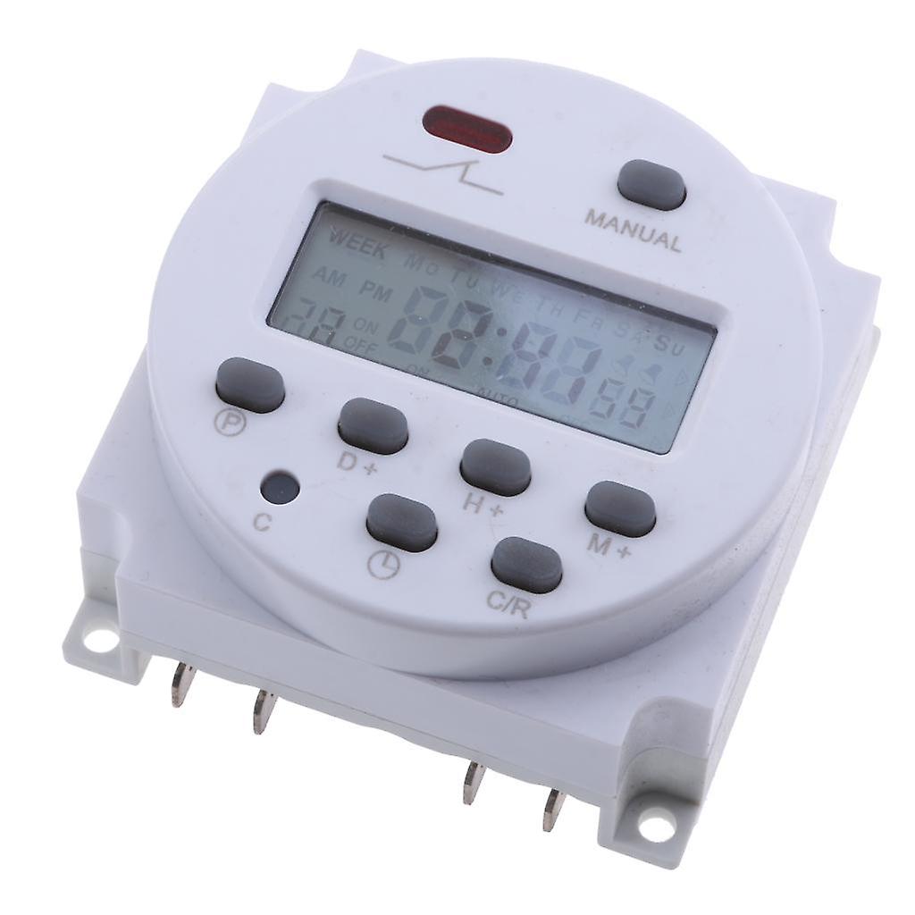 DC 24V Digital LCD Programmable Timer Relay Time of Weekly Electronic