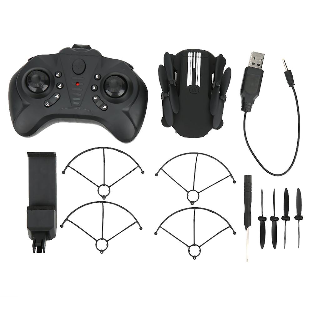 Compact Black Folding Drone with HD Camera, WiFi FPV, and Altitude Hold