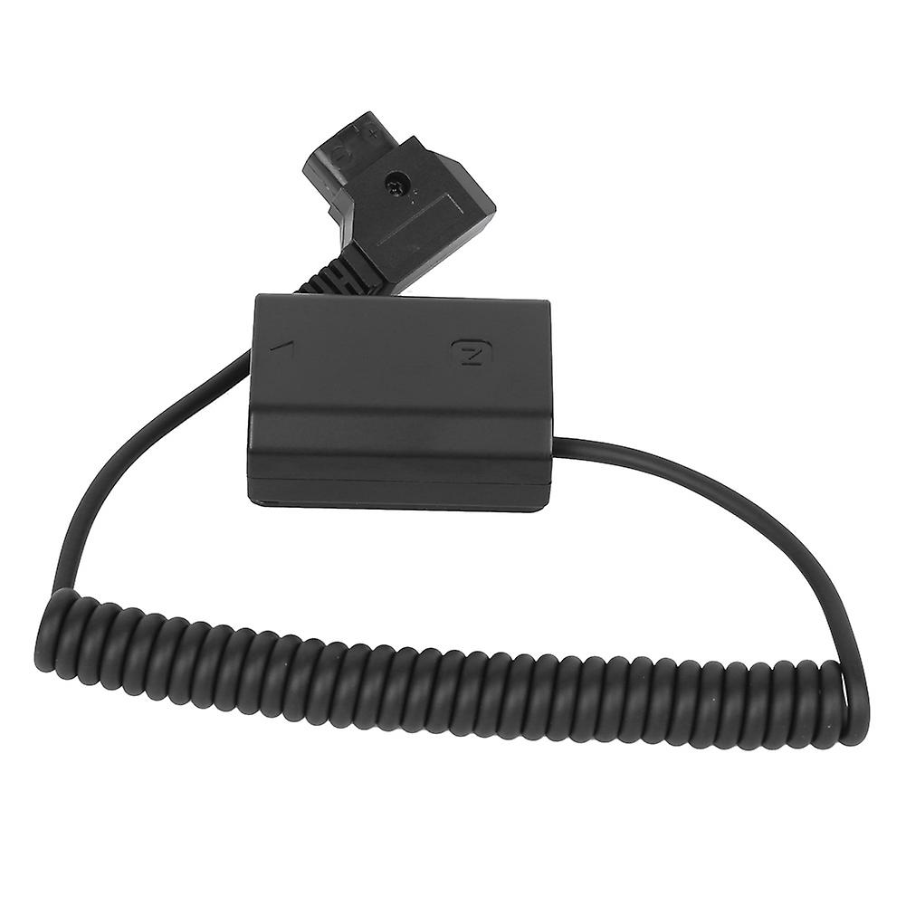 FZ100 Black ABS D TAP Interface External Full Decoder Power Supply Dummy Battery with Spring Wire for Sony A7III A7RIII A7SIII A9 Camera