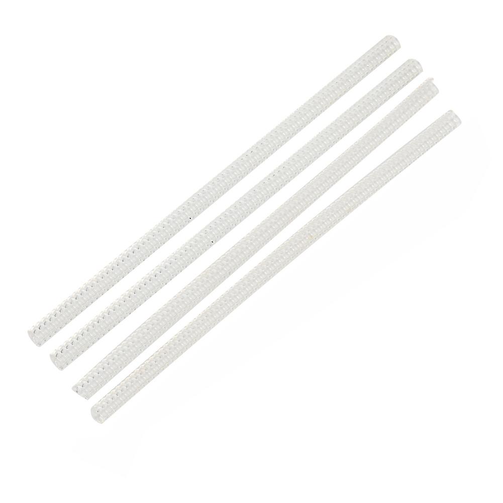 White Four Leaf Clover Ring Box - Soft Flocking Jewelry Display with Light for Anniversaries