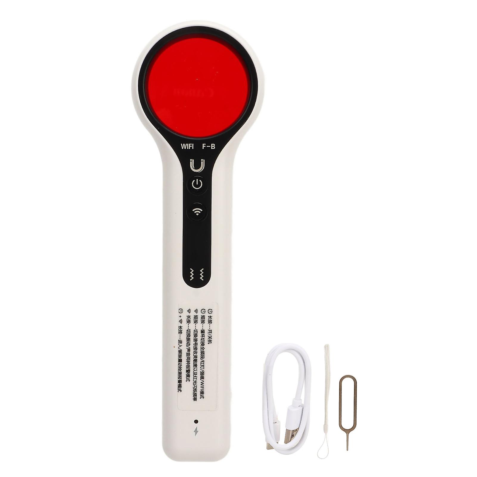 Anti-Theft RF Scanner - Camera and Bug Detector with GPS and Vibration Alerts