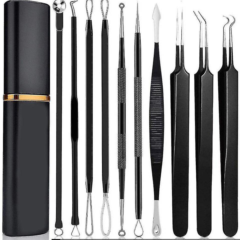Tool Kit, 10 Piece Professional Acne Extraction Tools Acne Removal Kit