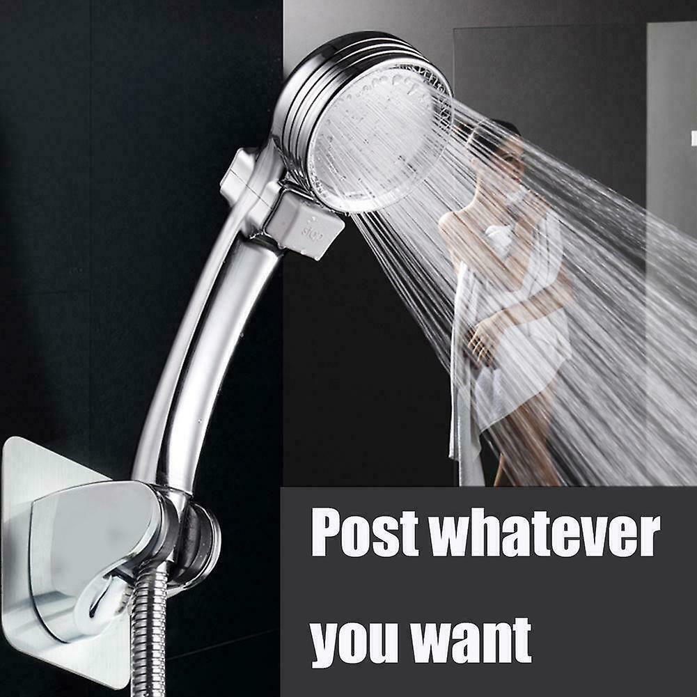 Adjustable Bathroom Wall Mounted Shower Head Handset Holder Suction Bracket