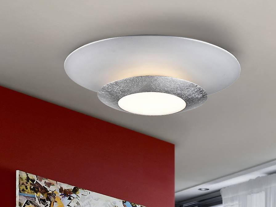 Schuller Hole - Integrated LED Flush Ceiling Light Round Matt White
