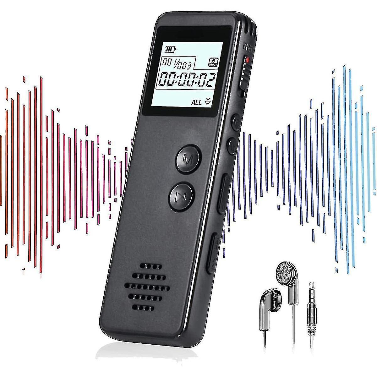 32GB digital recorder with playback function, 1536kbps recording pen, suitable for lectures, busines