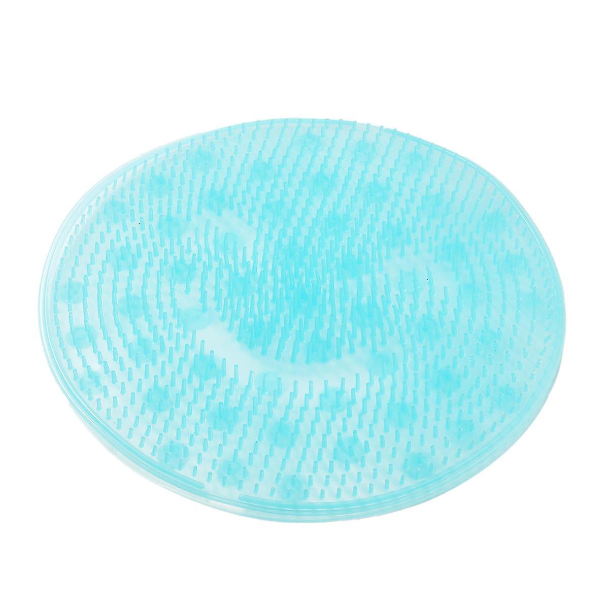 Silicone Bathroom Floor Mat With Suction Cups - Massage & Exfoliation Shower Pad