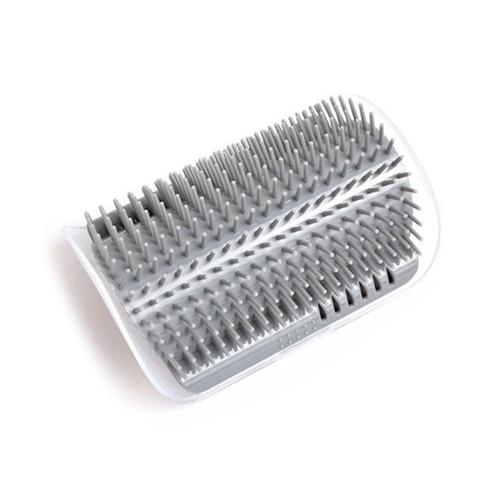Cute Cat Massager Comb for Wall Corner Easy Using Pet Relieving Itching Tool for Indoor Cat