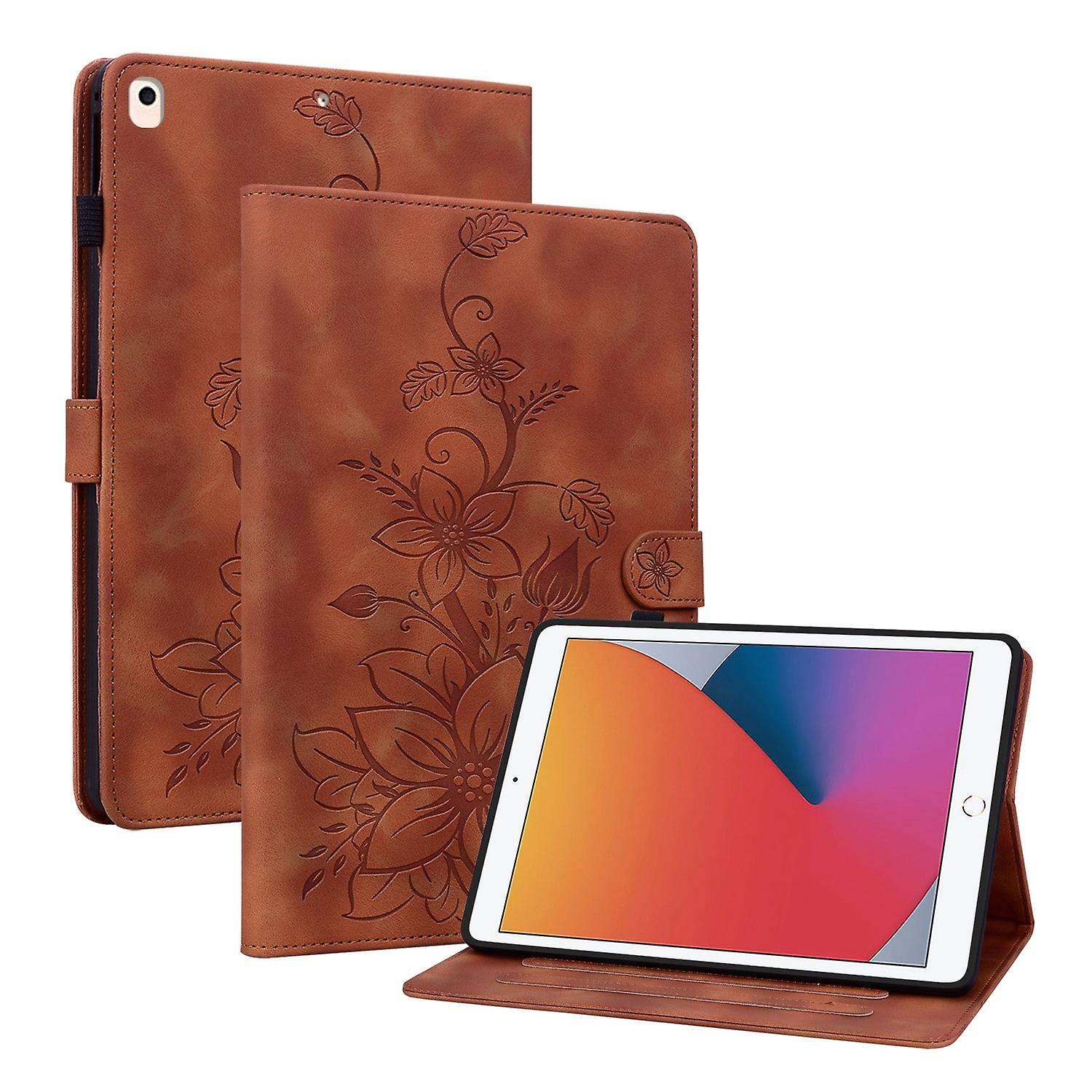 Embossed Leather Case For iPad 10.2 2021 / Air 10.5