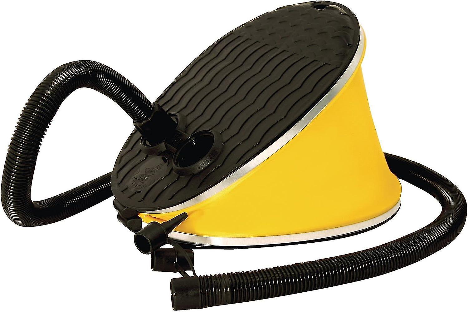 Foot Pump Yellow/black, Long Hose