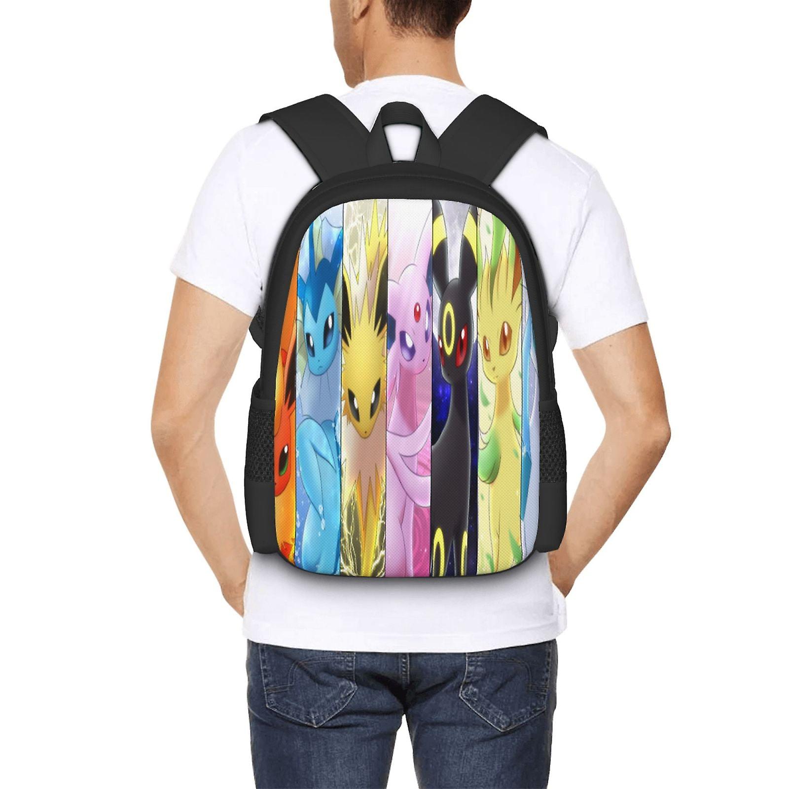 Eev-ee Backpack Large Capacity Laptop Bag Lightweight Adjustable Straps Casual Large Capacity