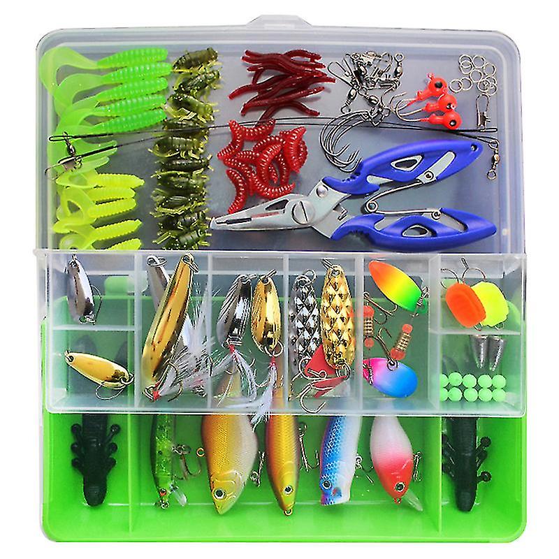 Luya Bait 101 Piece Bait Set De Cebos de Pesca Set