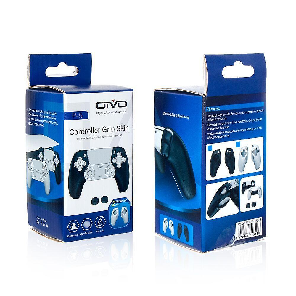 For Sonyps5 Handle Cover Silicone Rubber Sleeve Non-slip Protective