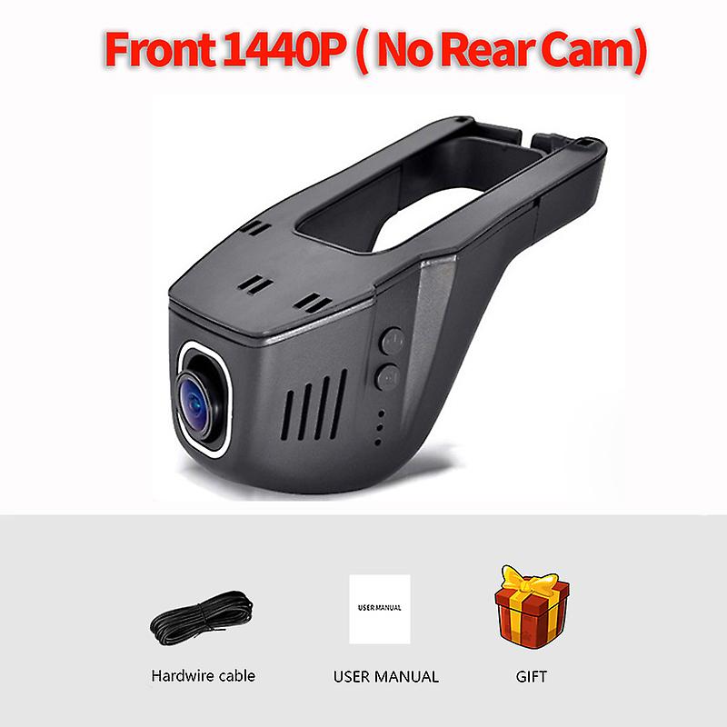 Voiture cachée Dvr Dash Cam Wifi Caméra avant et arrière 4k 2160p 1080p Loop Record App Control Record Le processus de conduite