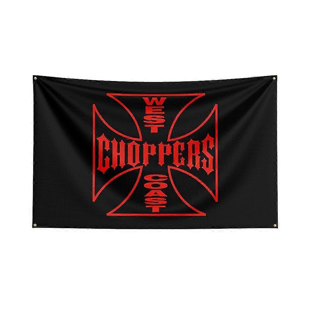 3x5 Ft West Coast Choppers Flag Polyester Digital Printed Logo Tool Banner