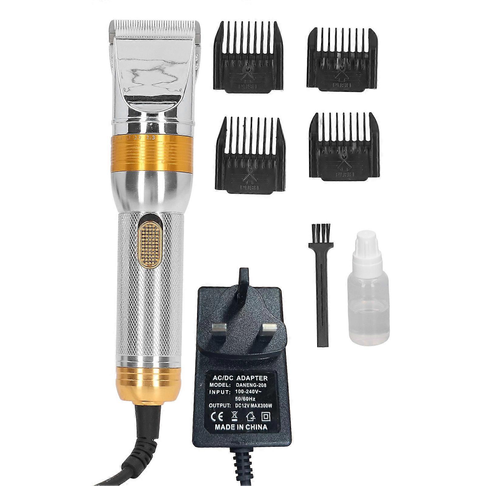 銀製のヒツジの剪断機の電気せん断のクリッパーのヒツジのヤギ猫の犬ペットのための動物の手入れのせん断機械 英国のプラグ100240V