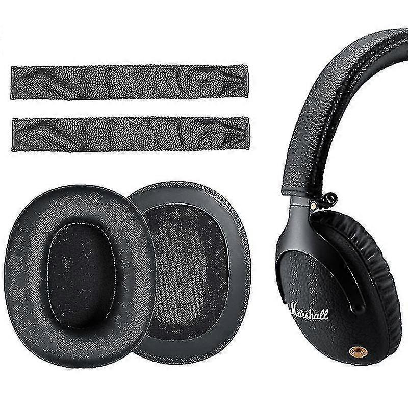 Øreputer /hodebånd hylster for Marshall Monitor Bluetooth Hodetelefoner Erstatning Øreputer Puter Ørepute Reparasjon Deler Nei