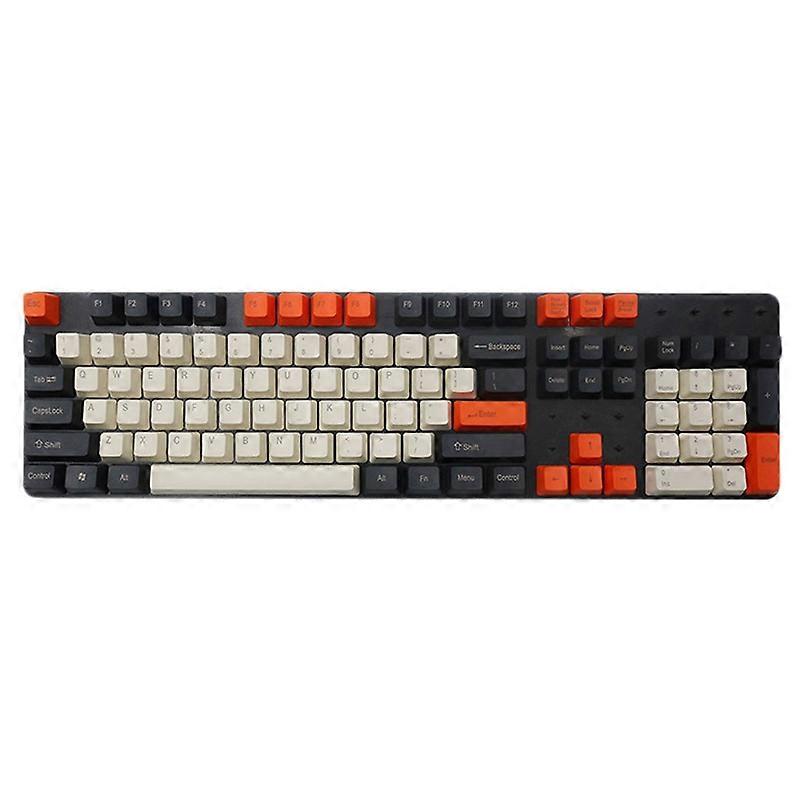 Big Carbon Beige Mechanical Keyboard Personality Keycap Is Engraved Opaque Keycap PBT87/104/108