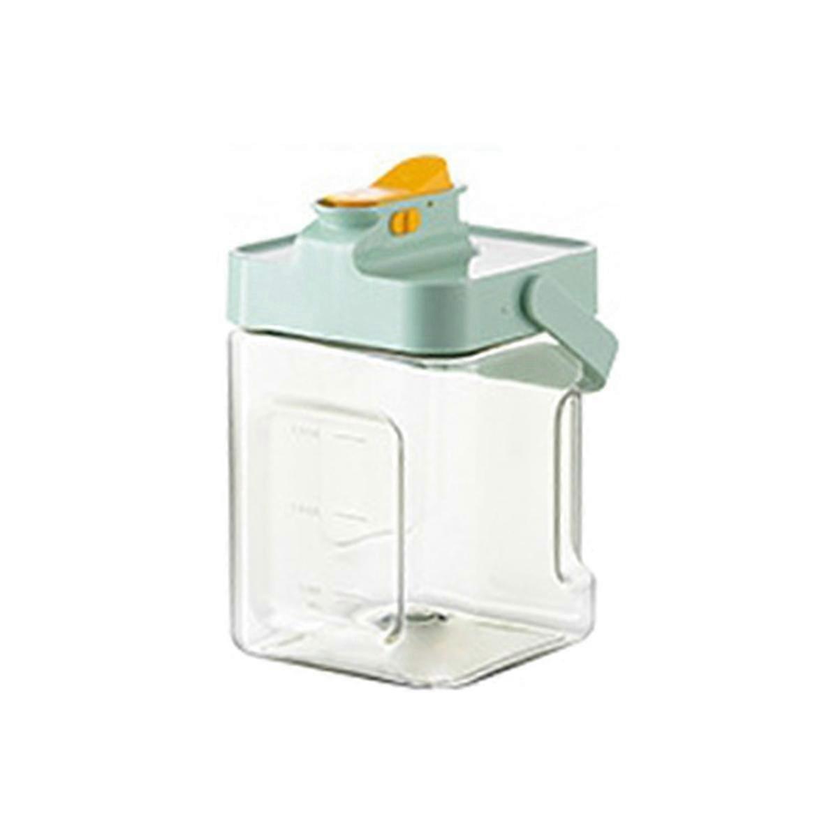 Summer Drink Dispenser with Tap, Large-Capacity Juice Drink Dispenser, Cold Kettle with Faucet,Green 2.3L