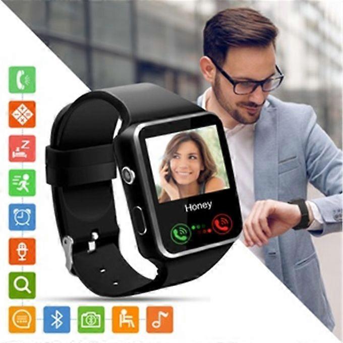 Curved Screen Bluetooth Smart Watch With Sim Card Slot