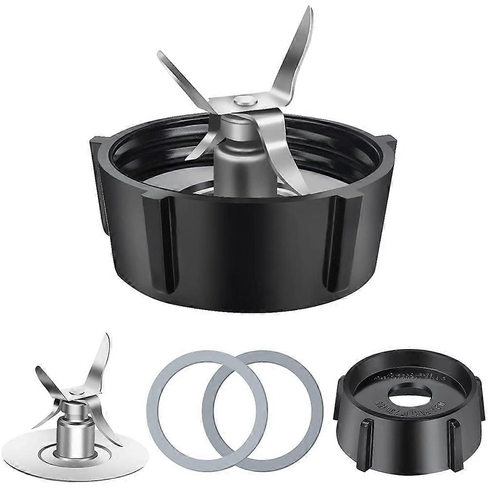 for Osterizer Blender, 4 Point Blades Assembly with 2 Piece Rubber Seal Gasket 4961