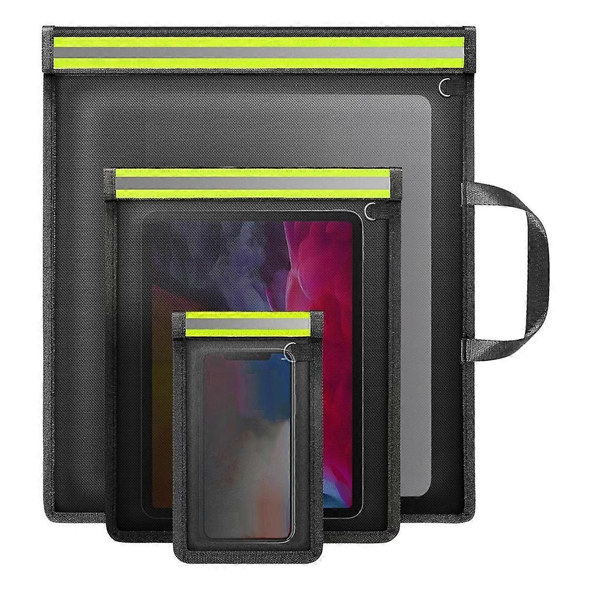 Faradays Bag for Phones, 3 Pack Bags EMP Proof for Laptops, Tablets and Car Keys, Key Fob Protector