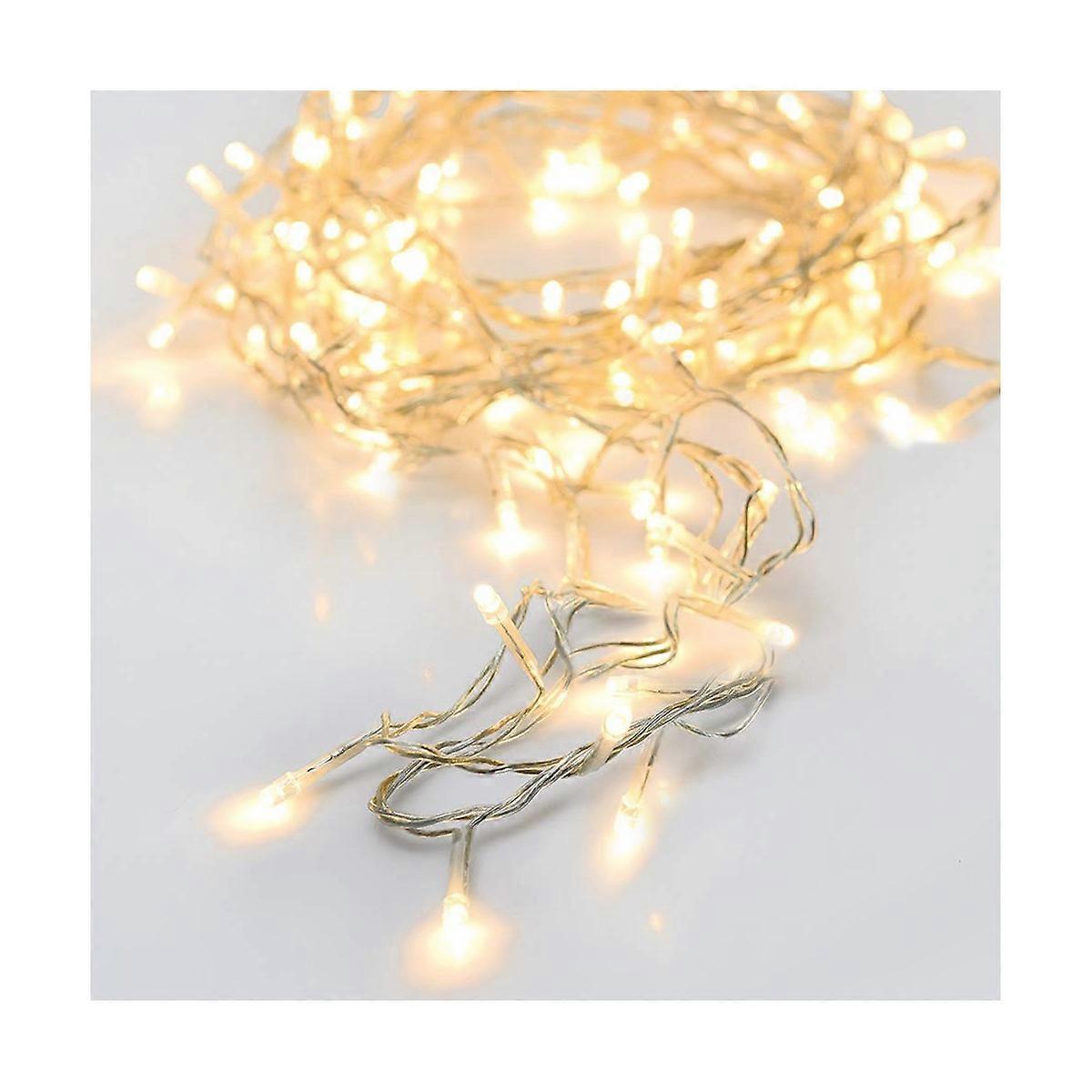 Wieniec z diod LED Przezroczysty Ciepłe światło Miękka zieleń 2,3 m 2,5 m 1,8 m