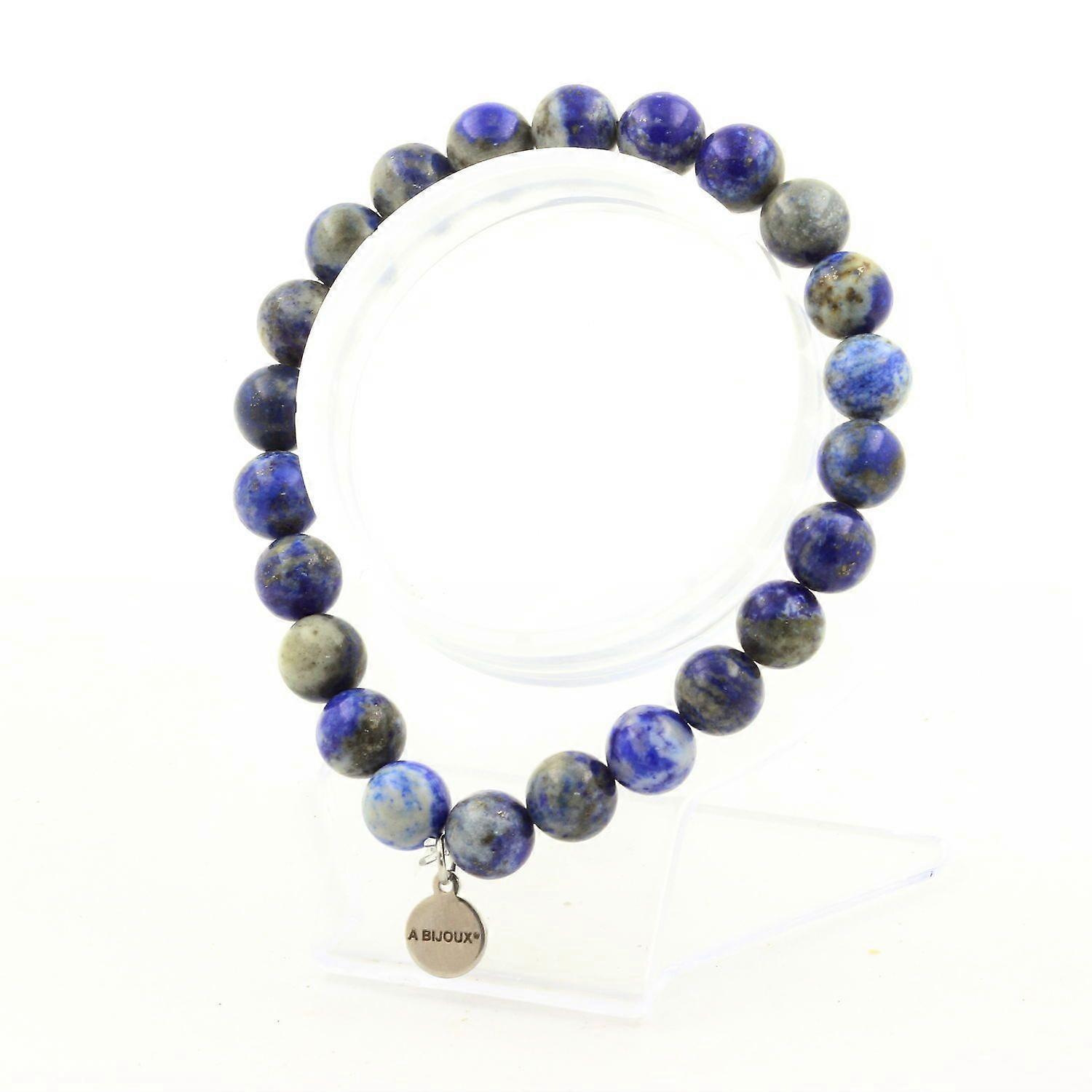 Lapis Lazuli Beaded Bracelet from Pakistan 8 mm Quality 5A customizable size