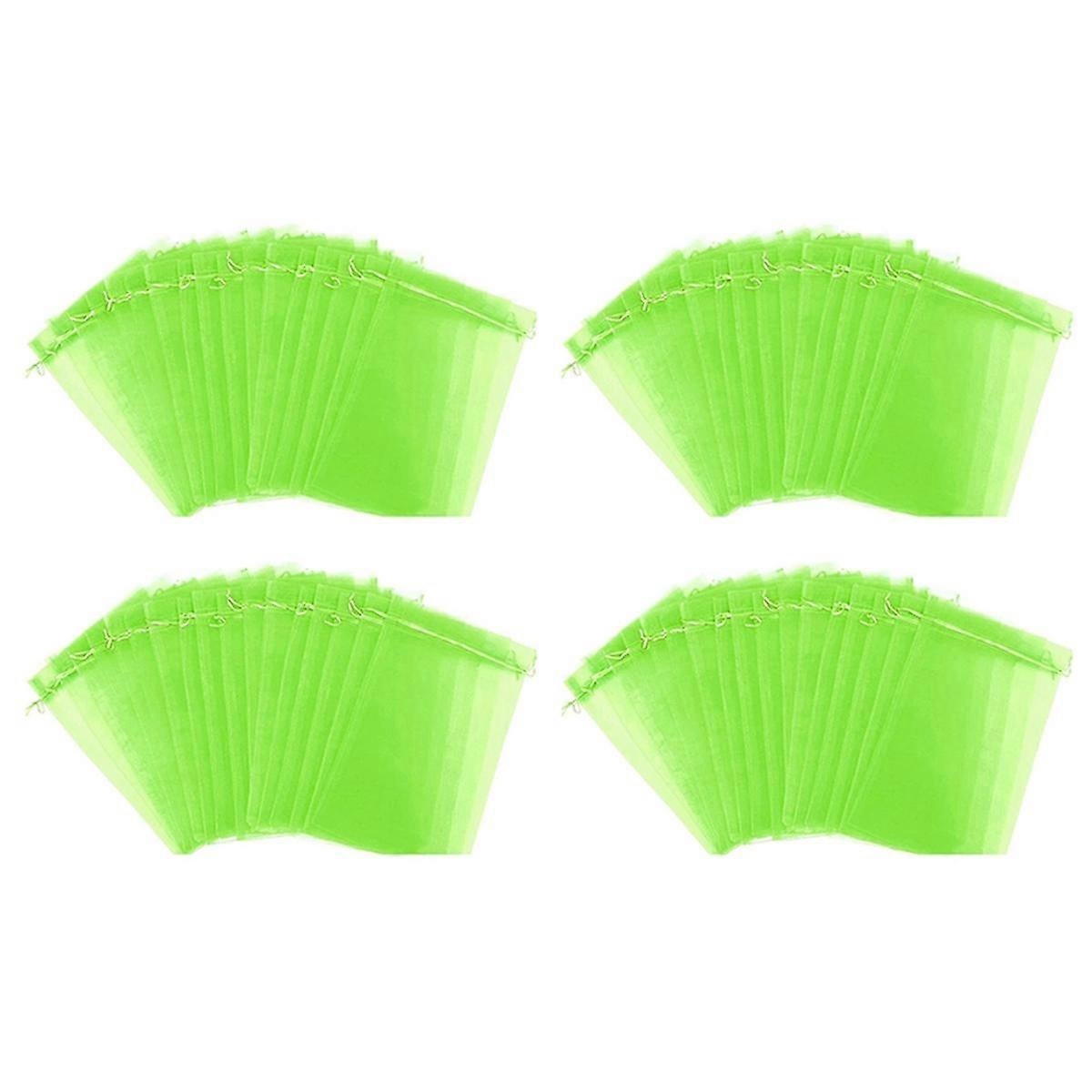100 Pcs Gaze Réutilisable Fruits Protection Sacs Anti-Oiseau Jardin Filet Sacs Fraise Mesh Sac Plante