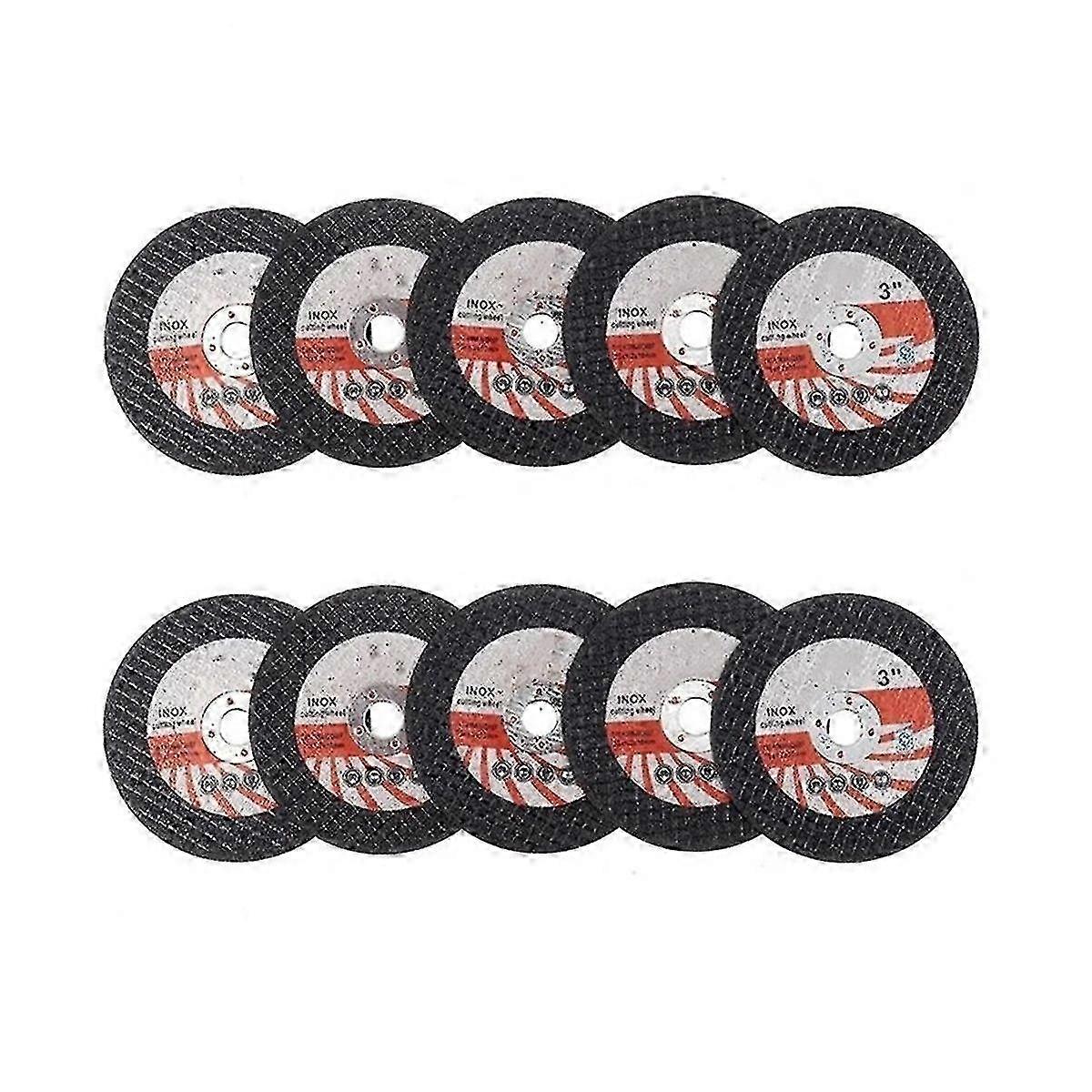 10PCS 75Mm Mini Cutting Disc Circular Resin Grinding Wheel