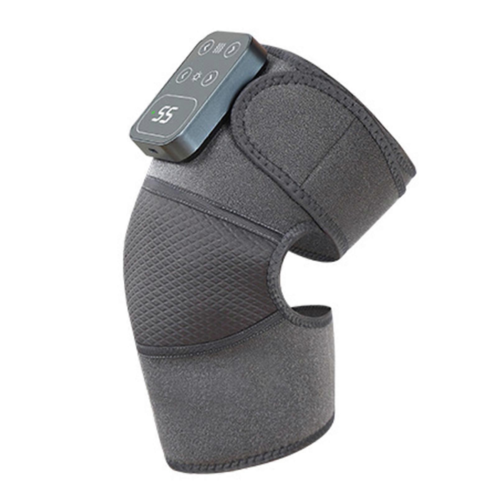 Digital Display Electric Heating Knee Massager Multi Modes Adjustables Massager for Reduces Swelling Pain