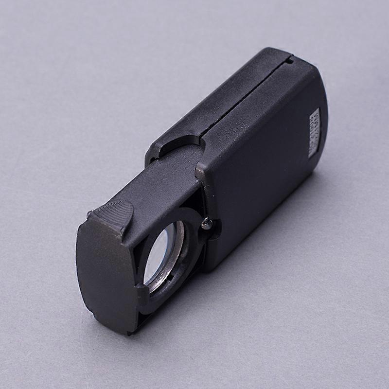ZK-30X Pull Jewelry Magnifier 21mm Mini Pocket Handheld Magnifier Portable Microscope Magnifier Optical Tool LED Light