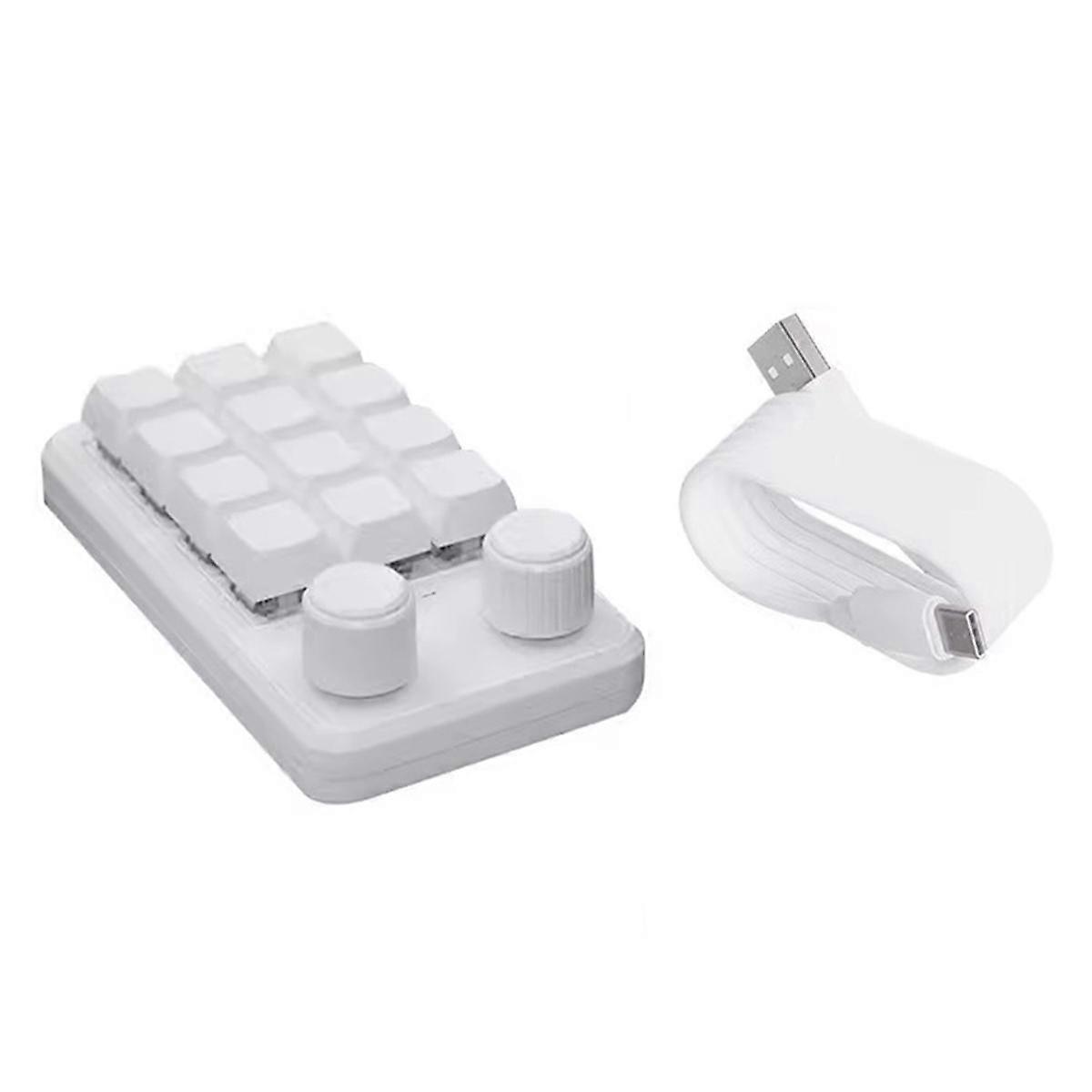 Programming Macro Custom Keyboard RGB Copy Paste Mini Game Mechanical Hotswap Macropad Bluetooth5.0+Wired