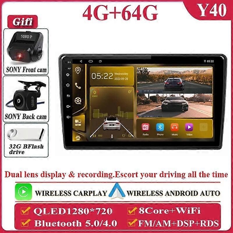 Qualcomm Snapdragon Android 13 For Hyundai Elantra 2003 2004 2005 2006 Multimedia Car Player DVD Auto Radio Navigation GPS Head