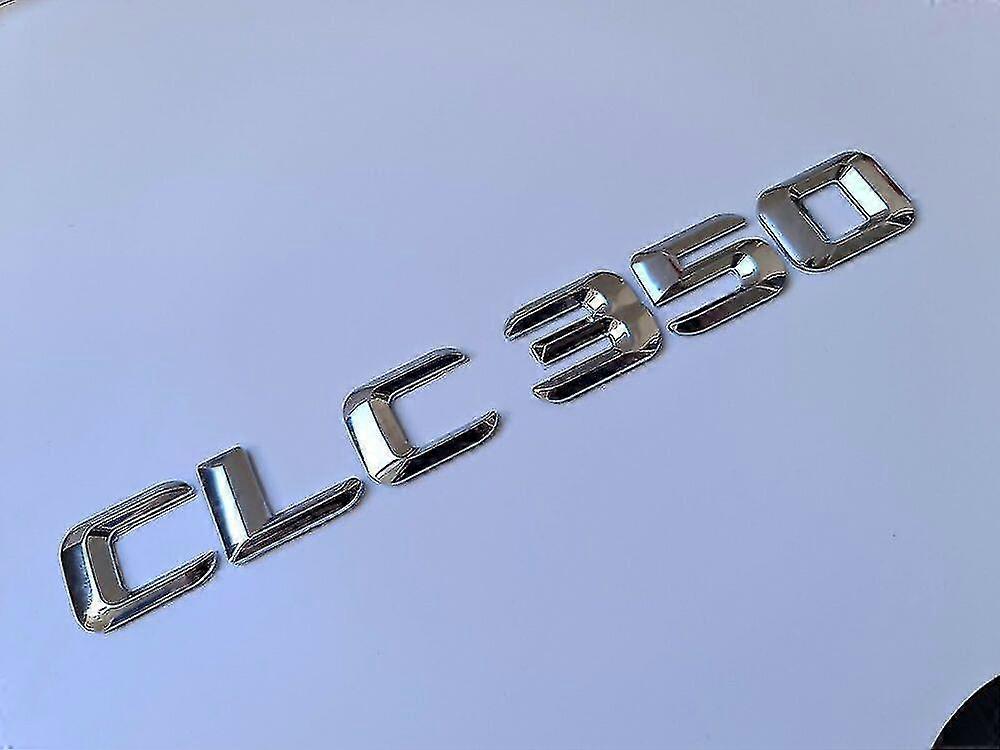 Compatible Withclc350 Silver Chrome Letter Number Rear Boot Badge Emblem Clc Class Mercedes