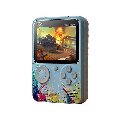 G5 Retro Children Macaron Handheld Game Console Color Screen Built-In 500 Games