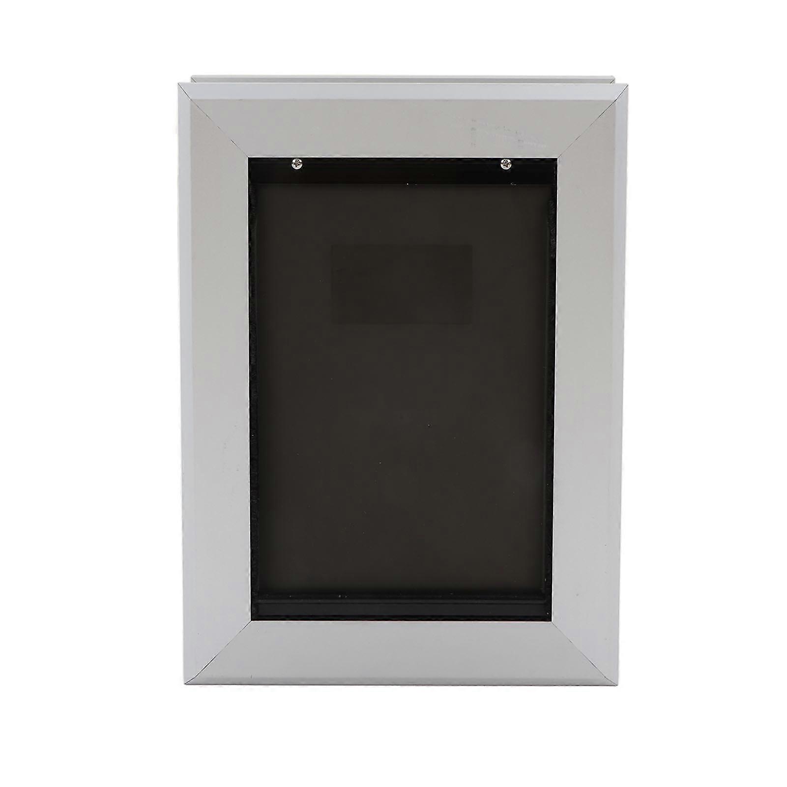 犬用ドアプロフェッショナル制御可能な方向安全耐候性ペットフラップドアインテリアエクステリアドア用シルバー342x252.5x65mm / 13.46x9.94x2.56in