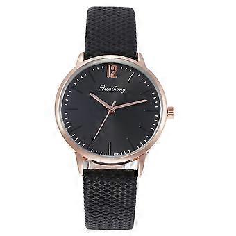 Dames Blad Mode Riem Horloge Vrouwelijke Student Quartz Horloge